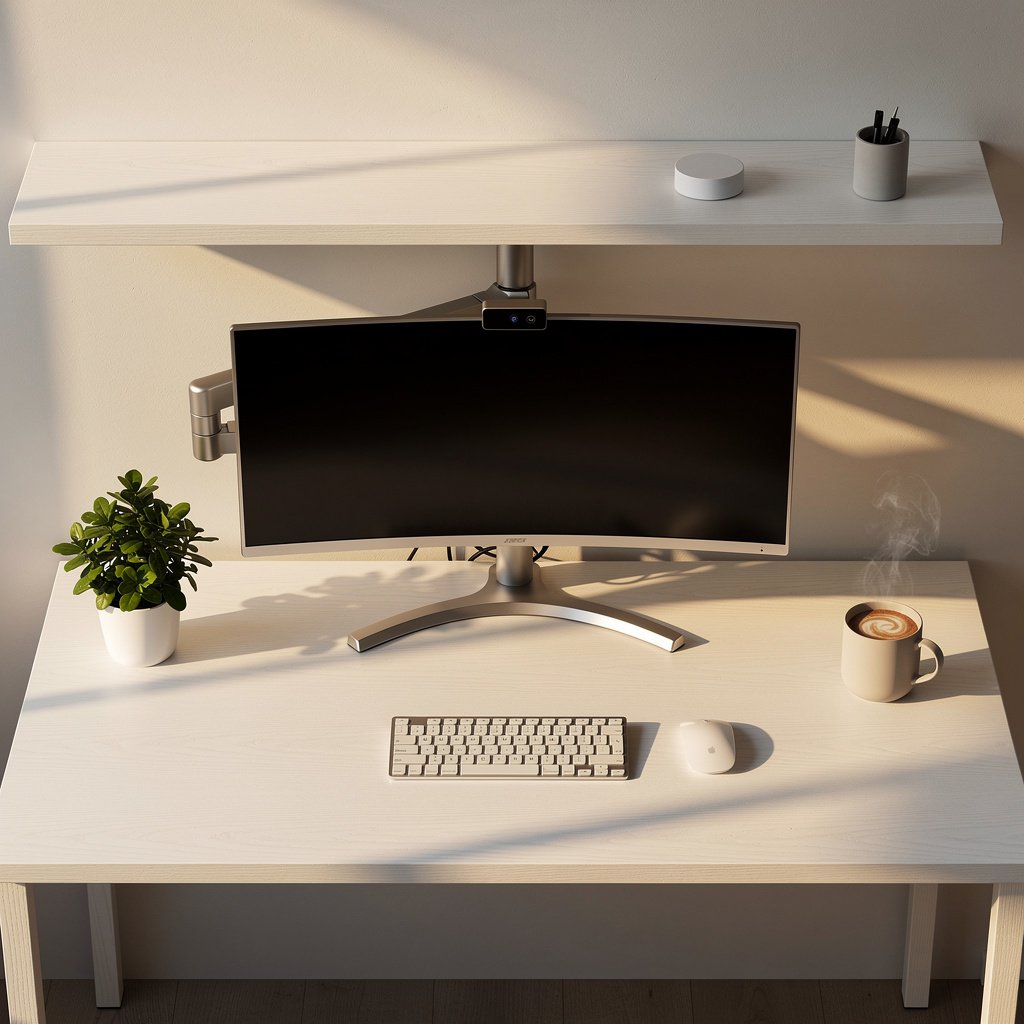 monitor arm for desk - Illustration 3