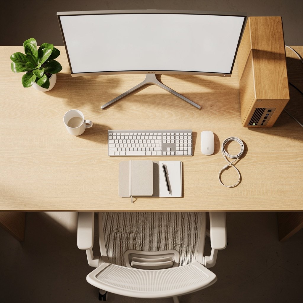 gaming desk setup - Illustration 3