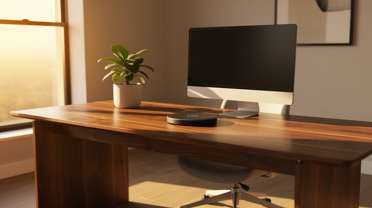 wireless charging desk