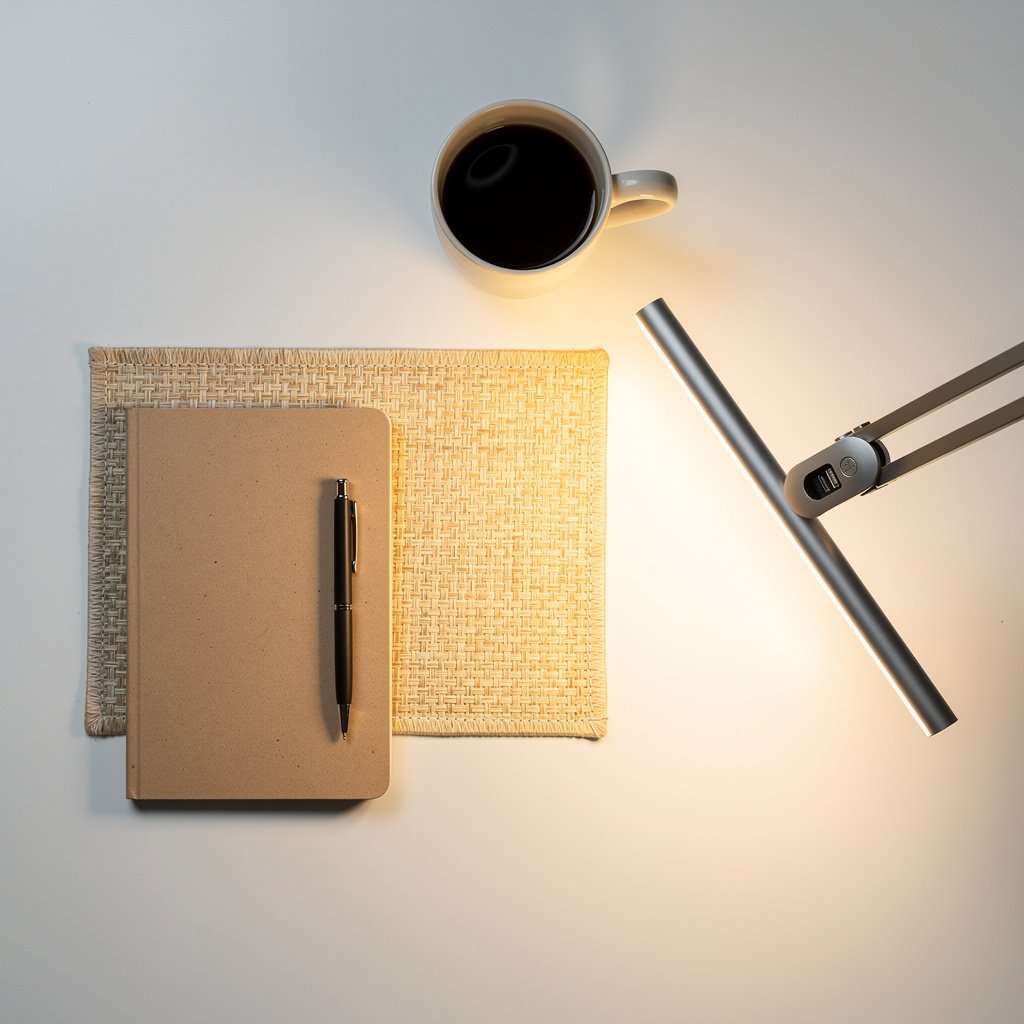 LED desk lamp with USB - Illustration 3