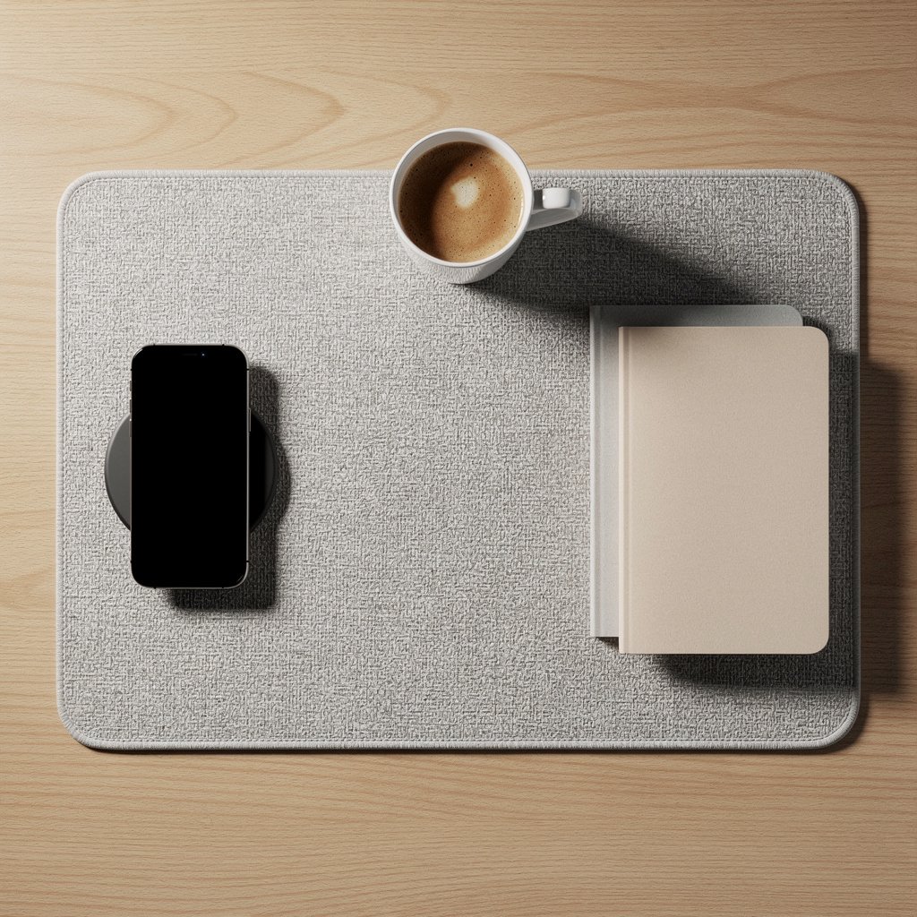 wireless charging desk - Illustration 3