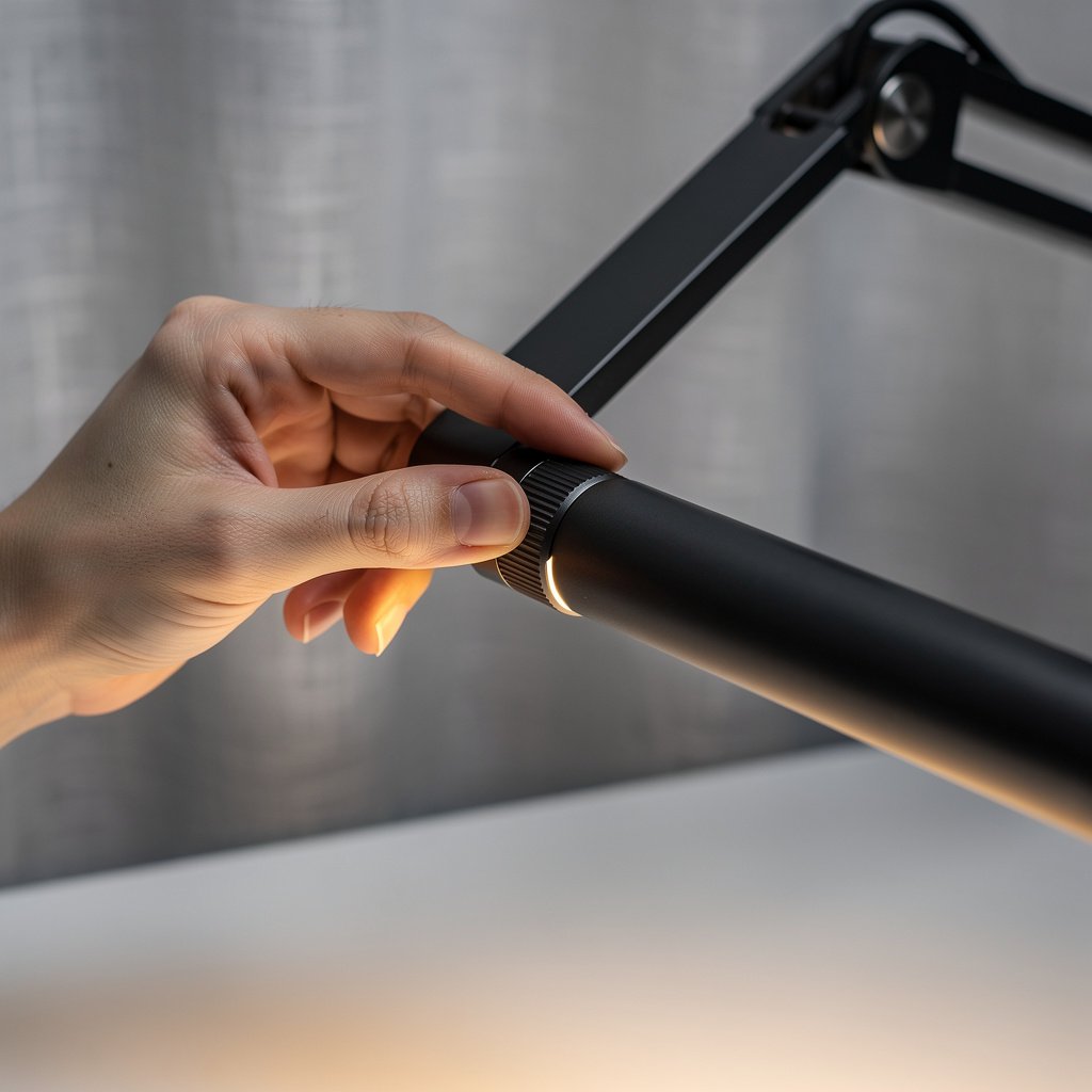 LED desk lamp with USB - Illustration 2
