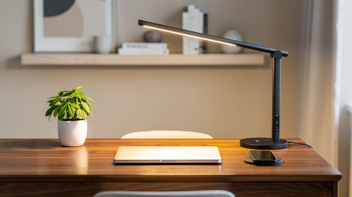 LED desk lamp with USB